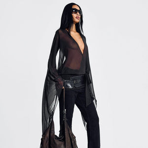 Women's Dress - Black Mesh Mini High Waist - MRC STOREDressMy StoreWomen's Dress - Black Mesh Mini High WaistMRC STORECJLY228807003CXBlackL