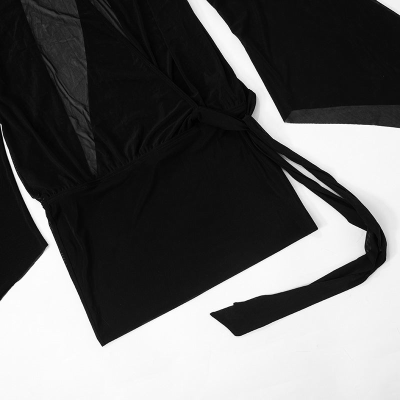 Women's Dress - Black Mesh Mini High Waist - MRC STOREDressMy StoreWomen's Dress - Black Mesh Mini High WaistMRC STORECJLY228807003CXBlackL