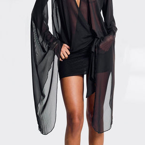 Women's Dress - Black Mesh Mini High Waist - MRC STOREDressMy StoreWomen's Dress - Black Mesh Mini High WaistMRC STORECJLY228807003CXBlackL