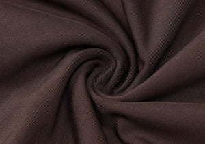 Women's Fashion Slim Round Neck Pleated Dress - Mid Waist - MRC STOREDressMy StoreWomen's Fashion Slim Round Neck Pleated Dress - Mid Waist My Store MRC STORECJLY232932306FUKhakiL