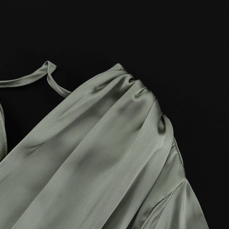 Women’s French Dress - V - Neck Flare - Sleeve Fit - MRC STOREDressMy StoreWomen’s French Dress - V - Neck Flare - Sleeve Fit My Store MRC STORECJLY243380403CXGreenL