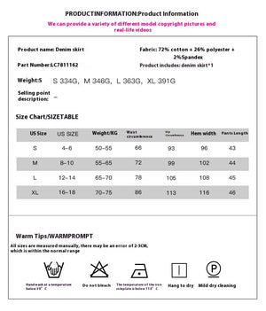 Women’s High Waist Denim Skirt - Trendy A - Line - MRC STOREskirtMy StoreWomen’s High Waist Denim Skirt - Trendy A - Line My Store MRC STORECJQZ240536203CXBLUEL