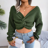 Women’s Knit Sweater - Long Sleeve Knot - MRC STORESweaters & HoodiesMy StoreWomen’s Knit Sweater - Long Sleeve Knot My Store  28.23MRC STORECJMY231299609IRArmy GreenL