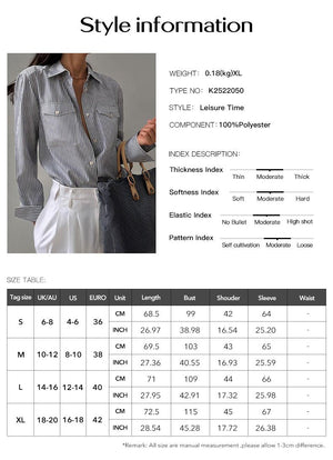 Women’s Striped Cardigan - Loose Contrast - MRC STOREshirtMy StoreWomen’s Striped Cardigan - Loose Contrast My Store MRC STORECJYD231618103CXGray WhiteL