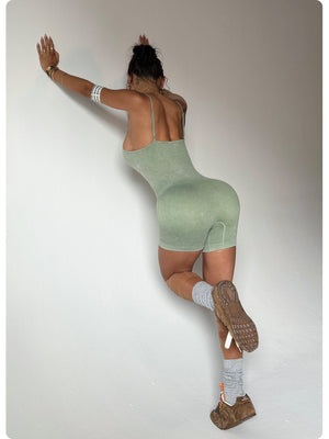 Women’s Suspender Shorts - Frosted Thread One - Piece - MRC STOREyoga clothesMy StoreWomen’s Suspender Shorts - Frosted Thread One - Piece My Store MRC STORECJDK241973506FUOatmeal ColorL