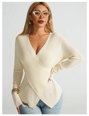 women's sweater Irregular Cross – Chic Pullover Top for a Fashion - Forward Look - MRC STORESweaters & HoodiesMy Storewomen's sweater Irregular Cross – Chic Pullover Top for a Fashion - Forward Look - MRC STOREMRC STORECJMY227505806FUBlackL