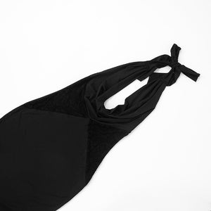 Women’s Swing Collar Lace - Up Deep V Long Dress - MRC STOREDressMy StoreWomen’s Swing Collar Lace - Up Deep V Long Dress My Store MRC STORECJLY246517403CXBlackL