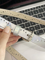 Women’s Thin Belt - XINGX All - Match Laser - MRC STOREAccessoriesMy StoreWomen’s Thin Belt - XINGX All - Match Laser My Store  40.90MRC STORECJYD206652705EVSilver