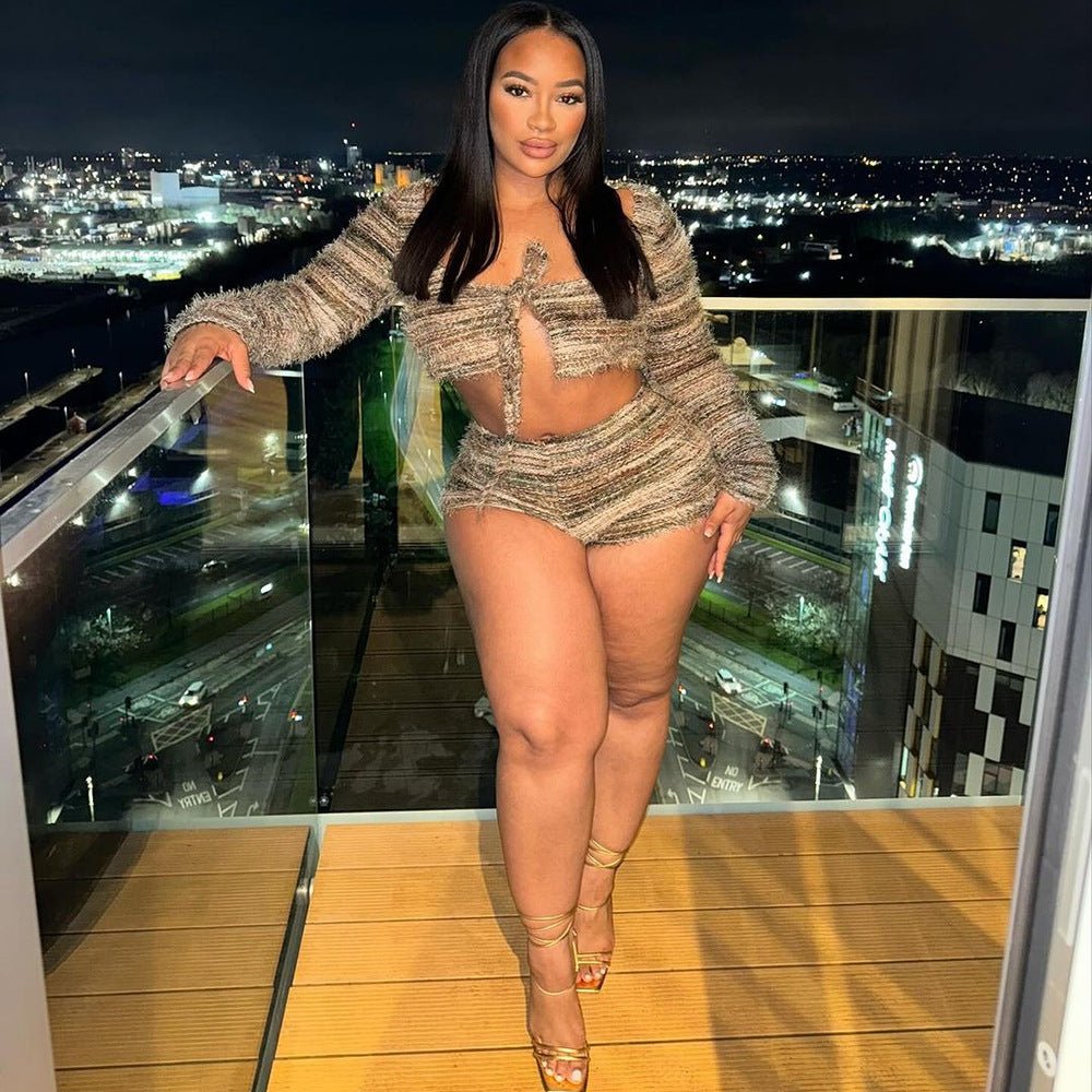 Women’s Two - Piece Suit - Hollow Strap Fashion - MRC STOREsetMy StoreWomen’s Two - Piece Suit - Hollow Strap Fashion My Store MRC STORECJLS242081003CXGreenL