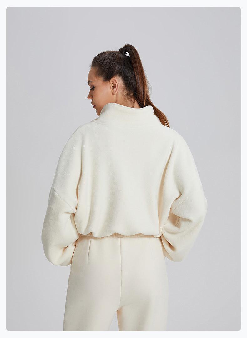 Women's Warm Sports Sweatshirt – Thick, Loose Fit Lapel Casual Winter Top - MRC STORESweaters & HoodiesMy StoreWomen's Warm Sports Sweatshirt – Thick, Loose Fit Lapel Casual Winter Top - MRC STOREMRC STORECJYD223424236JQTwilight BlueL