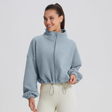Women's Warm Sports Sweatshirt – Thick, Loose Fit Lapel Casual Winter Top - MRC STORESweaters & HoodiesMy StoreWomen's Warm Sports Sweatshirt – Thick, Loose Fit Lapel Casual Winter Top - MRC STOREMRC STORECJYD223424227AZLight Blue And GrayL
