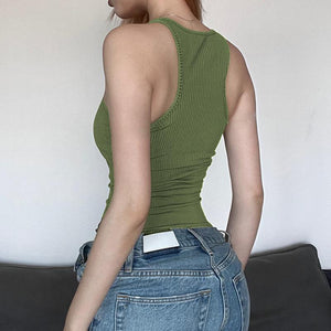 Women’s Y2K Camisole - Slim U - Neck Vest - MRC STORETopMy StoreWomen’s Y2K Camisole - Slim U - Neck Vest My Store MRC STORECJCS207010816PKBlack2XL