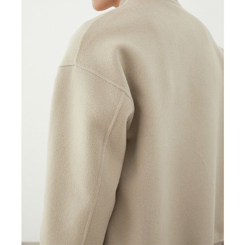 Woolen Coat - Short Baseball Style - MRC STOREJacketsMy StoreMen’s Woolen Coat - Short Baseball Style My Store MRC STORECJXZ232889502BYBlackL