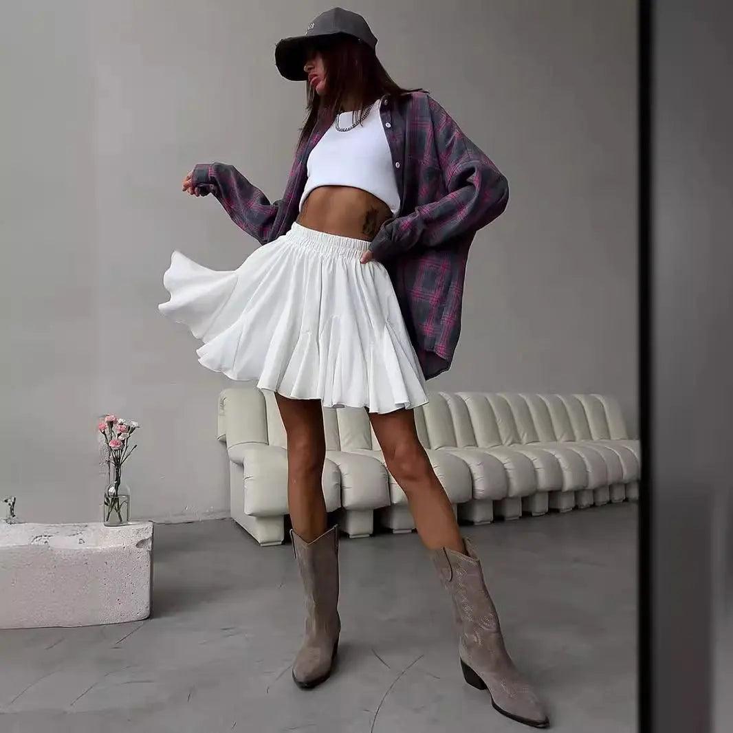 Y2G Trendy Pleated Skirt - MRC STOREbottomsMy StoreY2G Trendy Pleated Skirt - MRC STOREMRC STORECJQZ207334906FUBlackL